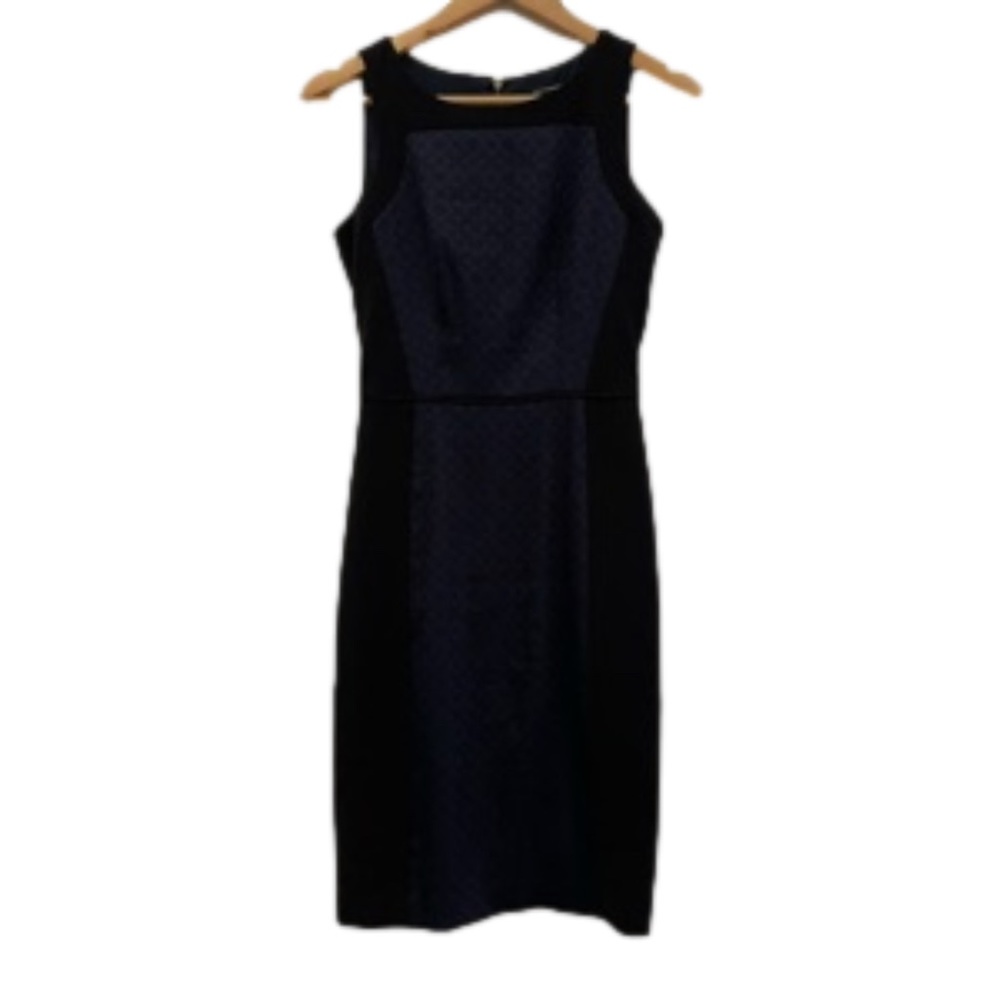 Club Monaco black blue tank dress LITTLE BLACK DRESS lbd 00 - Picture 2 of 5